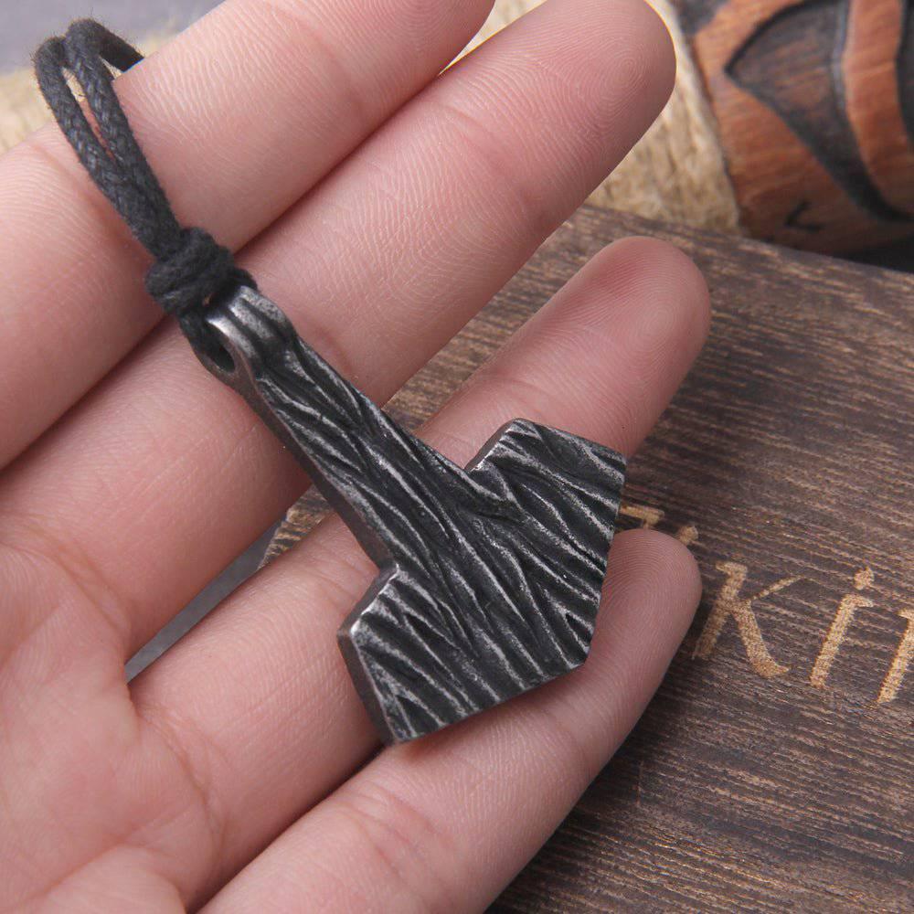 Iron mjolnir clearance pendant