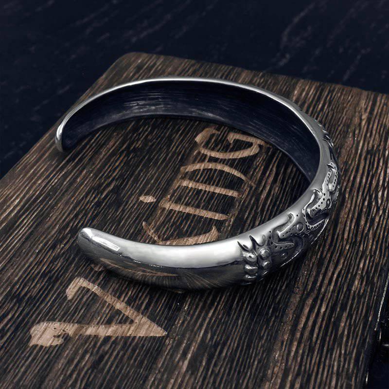 Viking Draupnir Arm Ring - STERLING SILVER Norse Odin's Bracelet