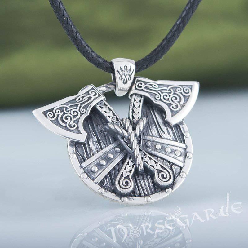 Handcrafted Scandinavian War Axe Silver Neckalce Ancient -  Israel