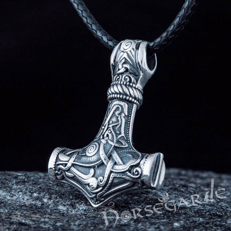 Silver mjolnir sale