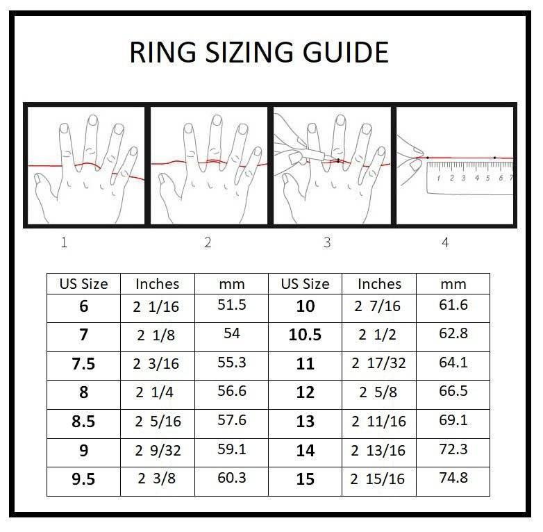 Silver Surfers NZ Ring Size Chart - Silver Surfers