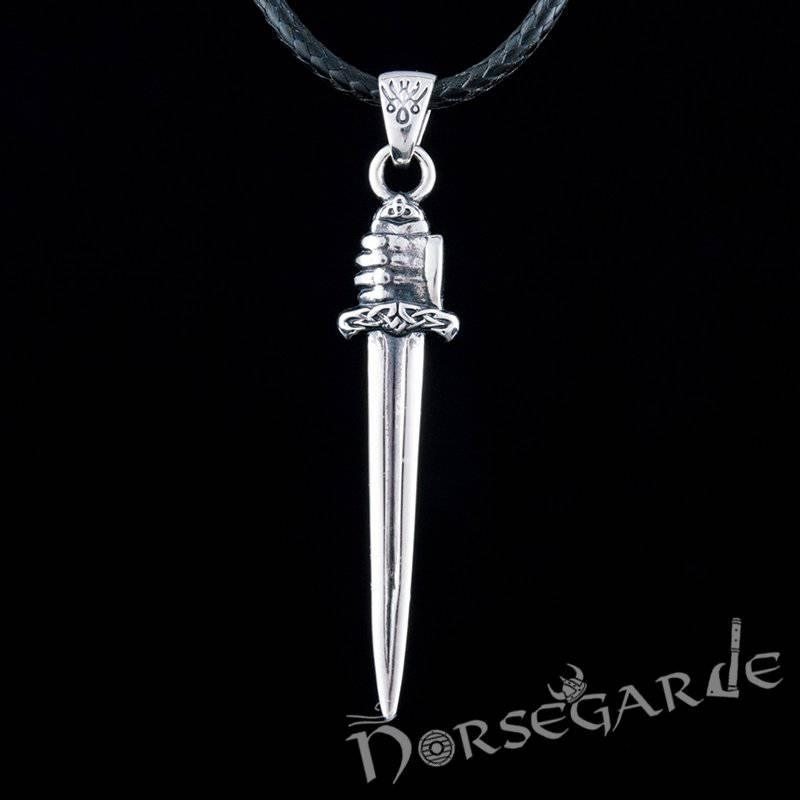 Dagger with Bear Heads Viking Necklace - Berserker Pendant - Viking Sword Necklace - Viking Jewelry - Sword outlet Pendant for Men Women - 001-755