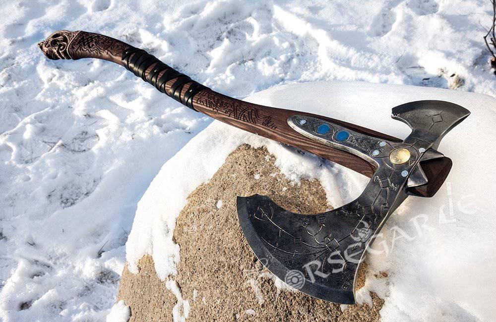 Hand-forged Kratos Axe  Fully Functional Leviathan Axe