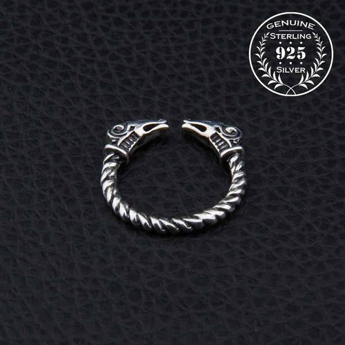 STERLING SILVER | Thor's Goats Ring - Norse Viking Jewelry